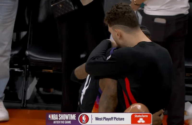 九游官网-兄弟情深！杰伦-格林生涯首次对阵火箭，赛后和申京拥抱示意